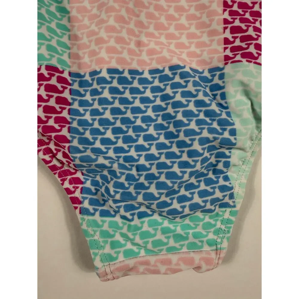 Vineyard Vines for Target Patchwork Whale One-Piece Swimsuit 18 months